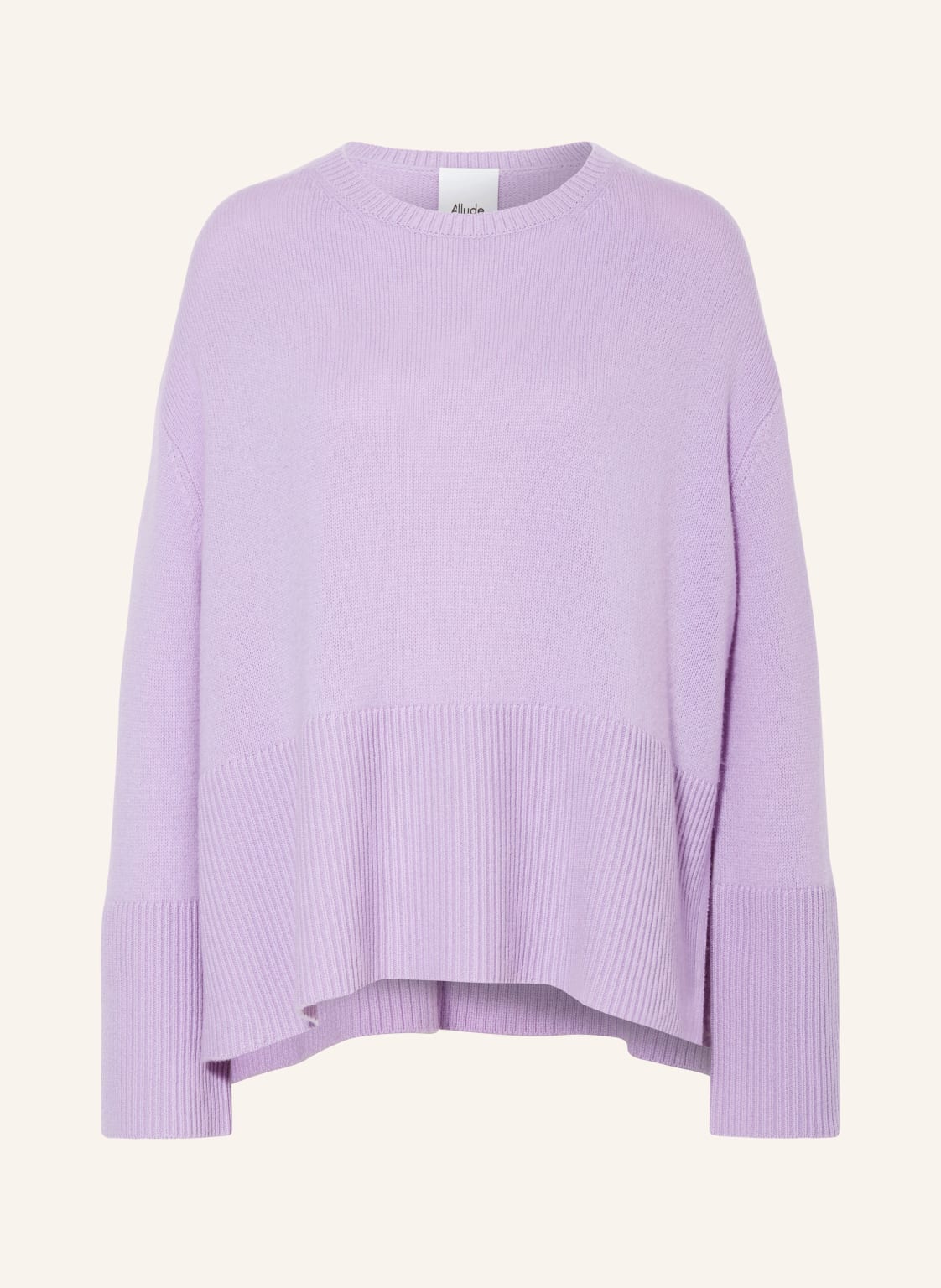 Allude Oversized-Pullover Mit Cashmere lila von allude