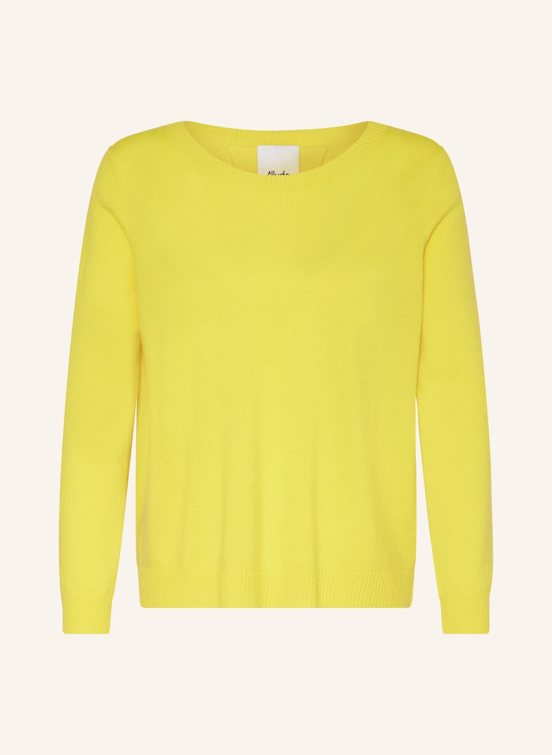 Allude Pullover Mit Cashmere gelb von allude