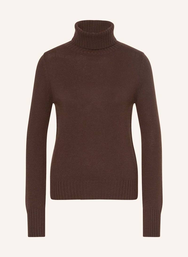 Allude Rollkragenpullover Aus Cashmere braun von allude