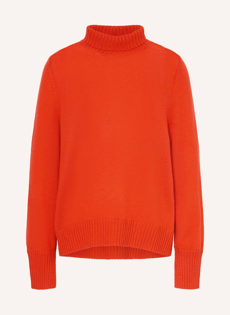 Allude Rollkragenpullover Aus Cashmere rot von allude