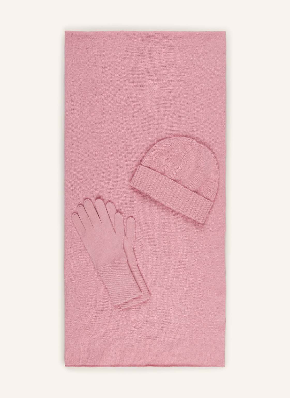 Allude Set: Schal, Mütze Und Handschuhe rosa von allude