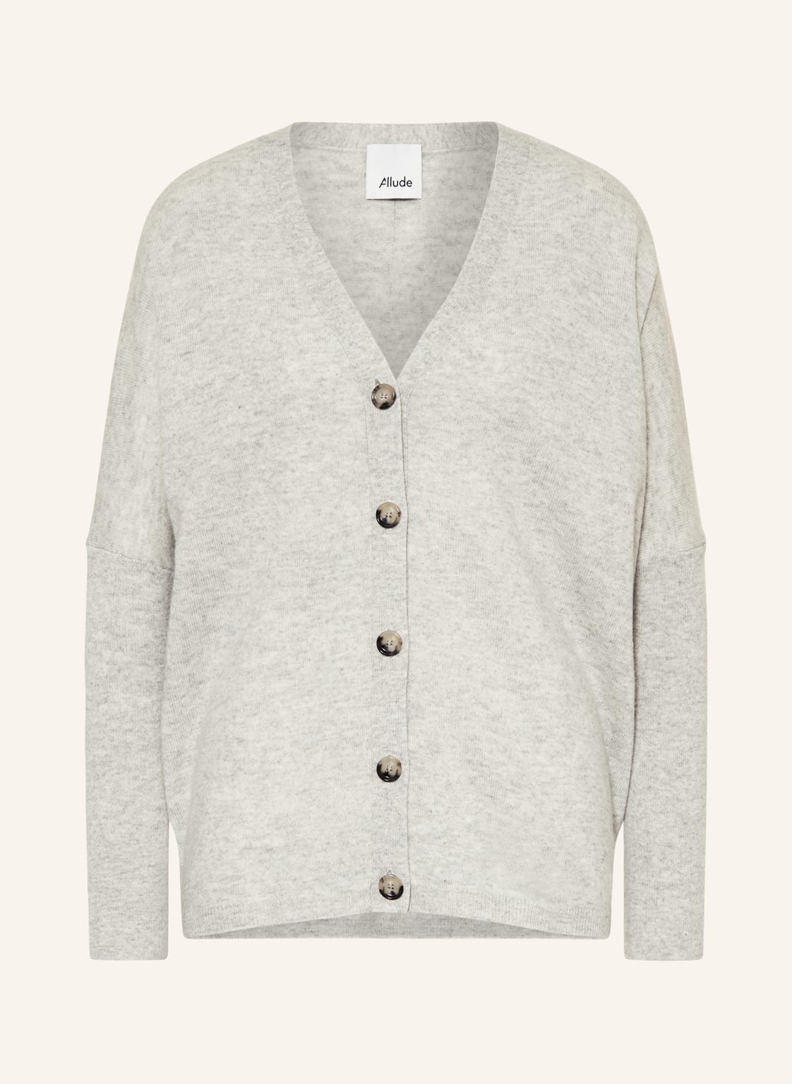 Allude Strickjacke Mit Cashmere grau von allude