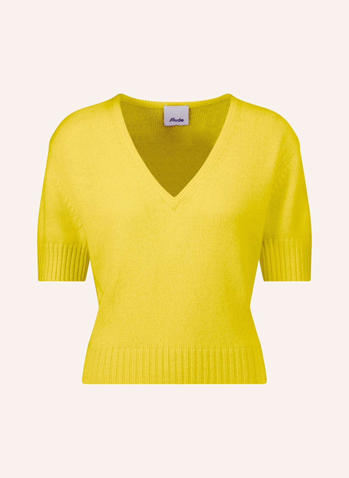 Allude Strickshirt Aus Cashmere gelb von allude