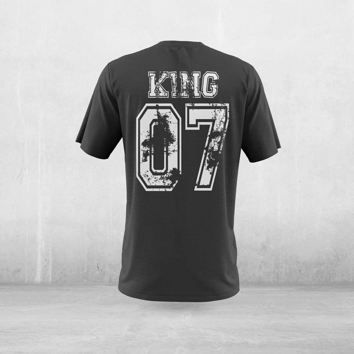 King Unisex Witziger Spruch Statement T-Shirt Partnershirt King Unisex Witziger Spruch Statement T-Shirt Partnershirt von allyours24