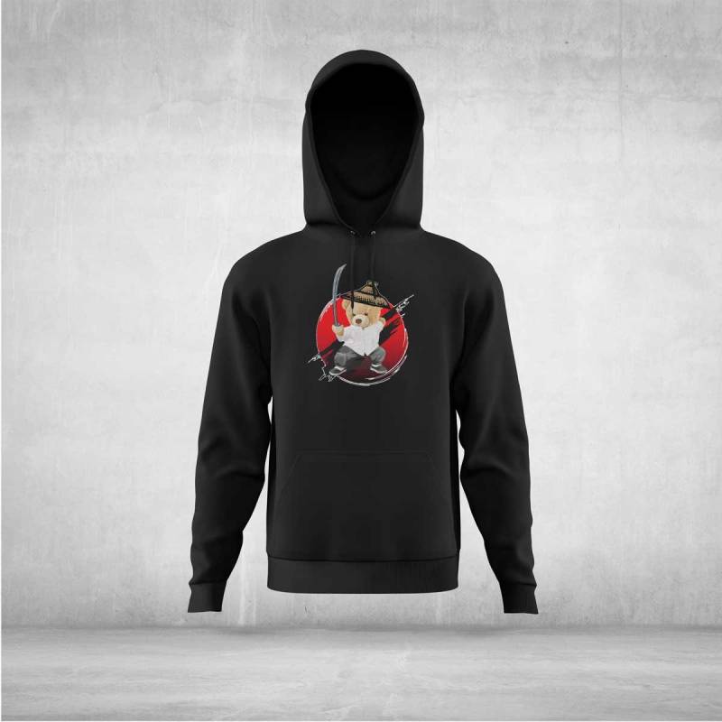 Samurai Teddy Hoodie Unisex Statement Samurai Teddy Hoodie Unisex Statement von allyours24