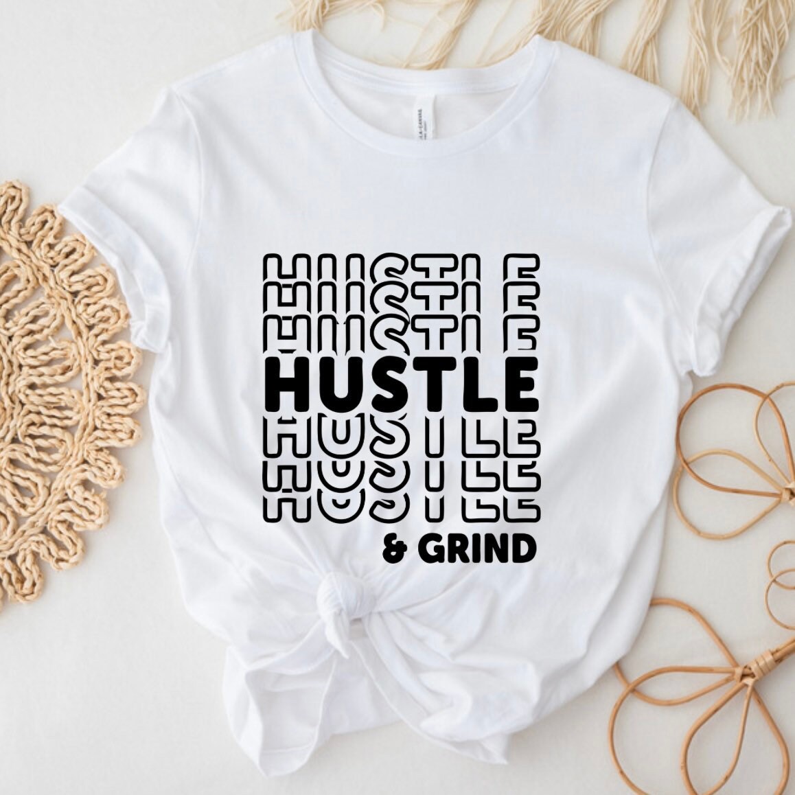 Hustle Shirt, T Everyday S-5x Grafik Mädchen Boss Geschenke, Motivation Shirt von almondbutterfly