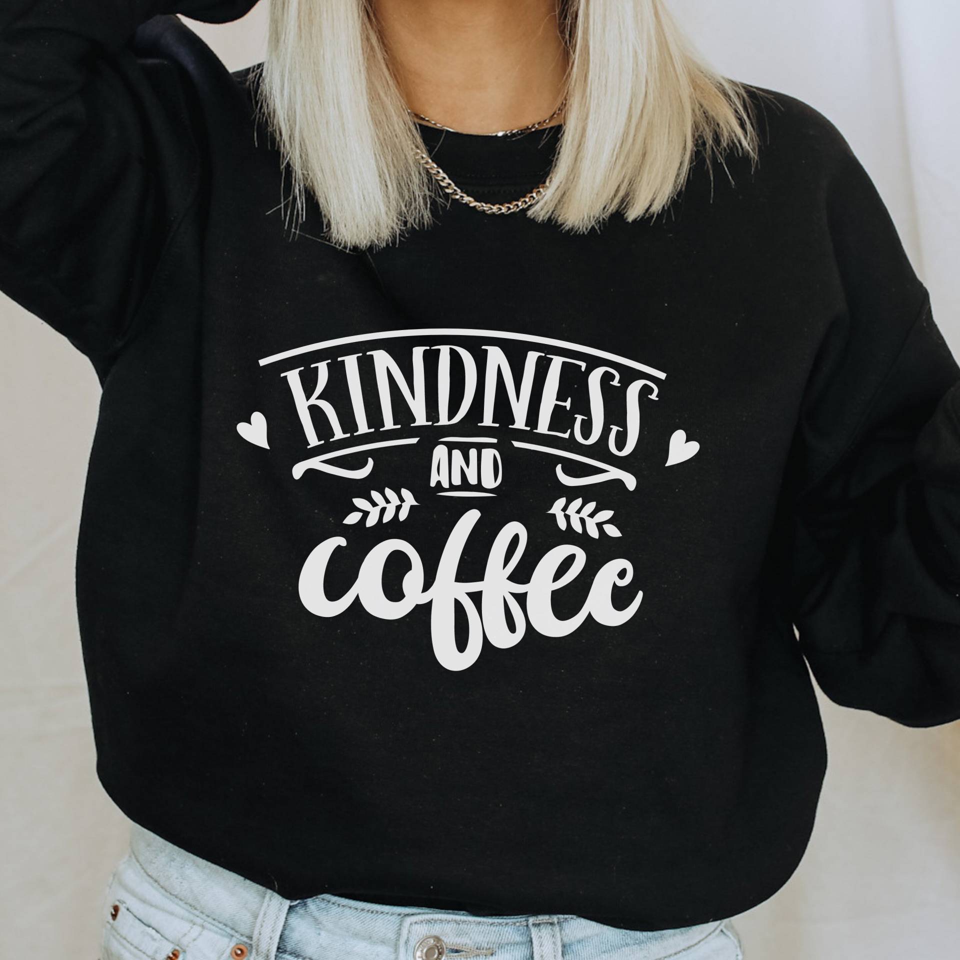 Kaffee Shirt, Sweatshirt, Freundlichkeit Geschenk Für Sie, Unisex Sei Kind Liebhaber Geschenke von almondbutterfly