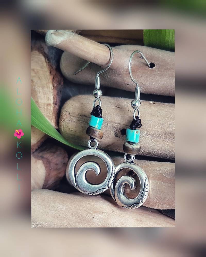 Charm Ohrringe Silber von alohakolli