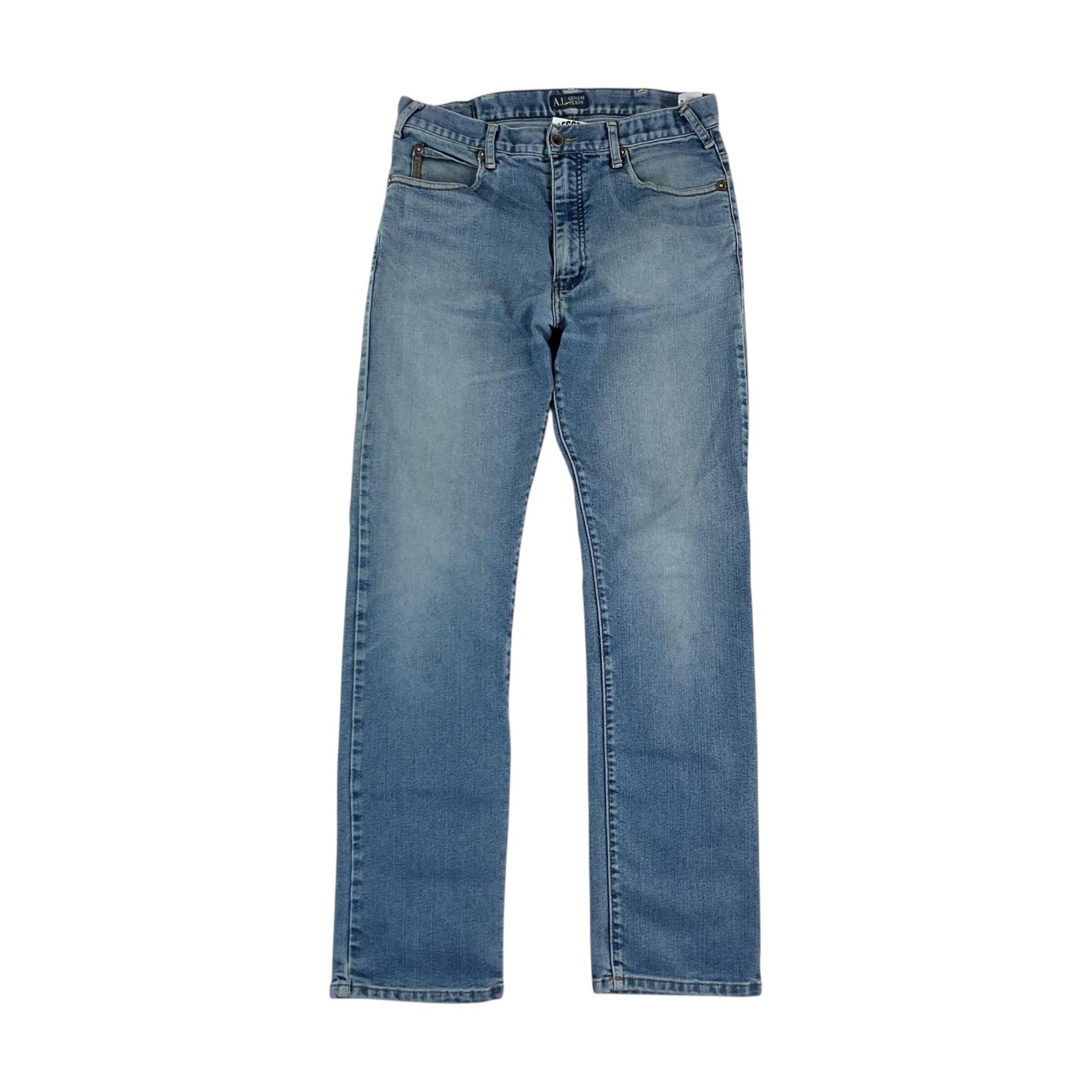 Armani 00S Comfort Fit Jeans Hose - W33 L33 Passend Größe Herren Herrenhose Gebrauchte Unterseite von aloisstudio