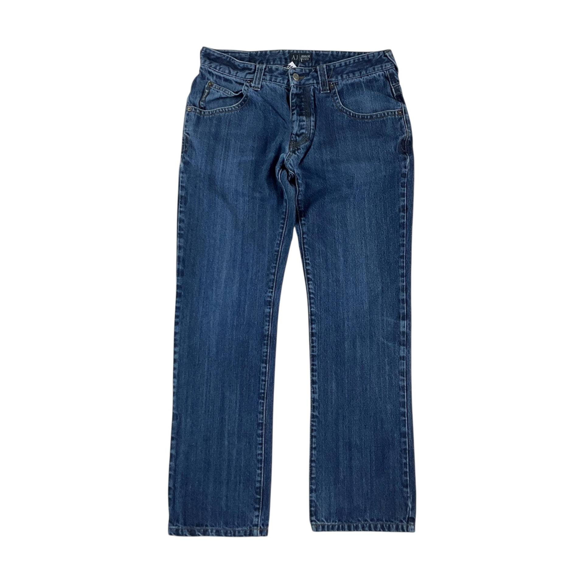 Armani 00S Jeans Hose - W33 L32 Passend Größe Herren Herrenhose Gebrauchte Unterseite von aloisstudio