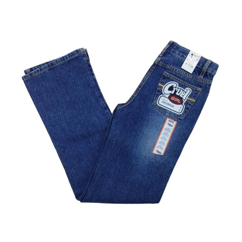 Grausame Mädchen "Georgina' Low Rise Jeans - 14S Größe Frauen Hose Weibliche Hosenunterseiten von aloisstudio