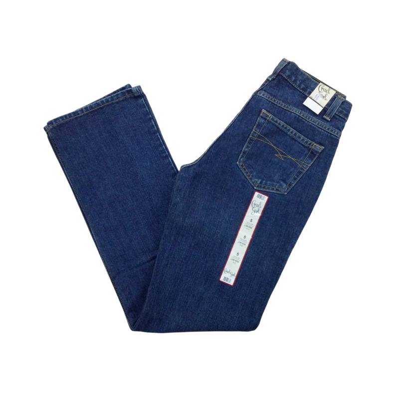 Grausame Mädchen Low Rise Slim Deadstock Jeans - W28 L32 Größe Frauen Hose Weiblich Unterseiten von aloisstudio