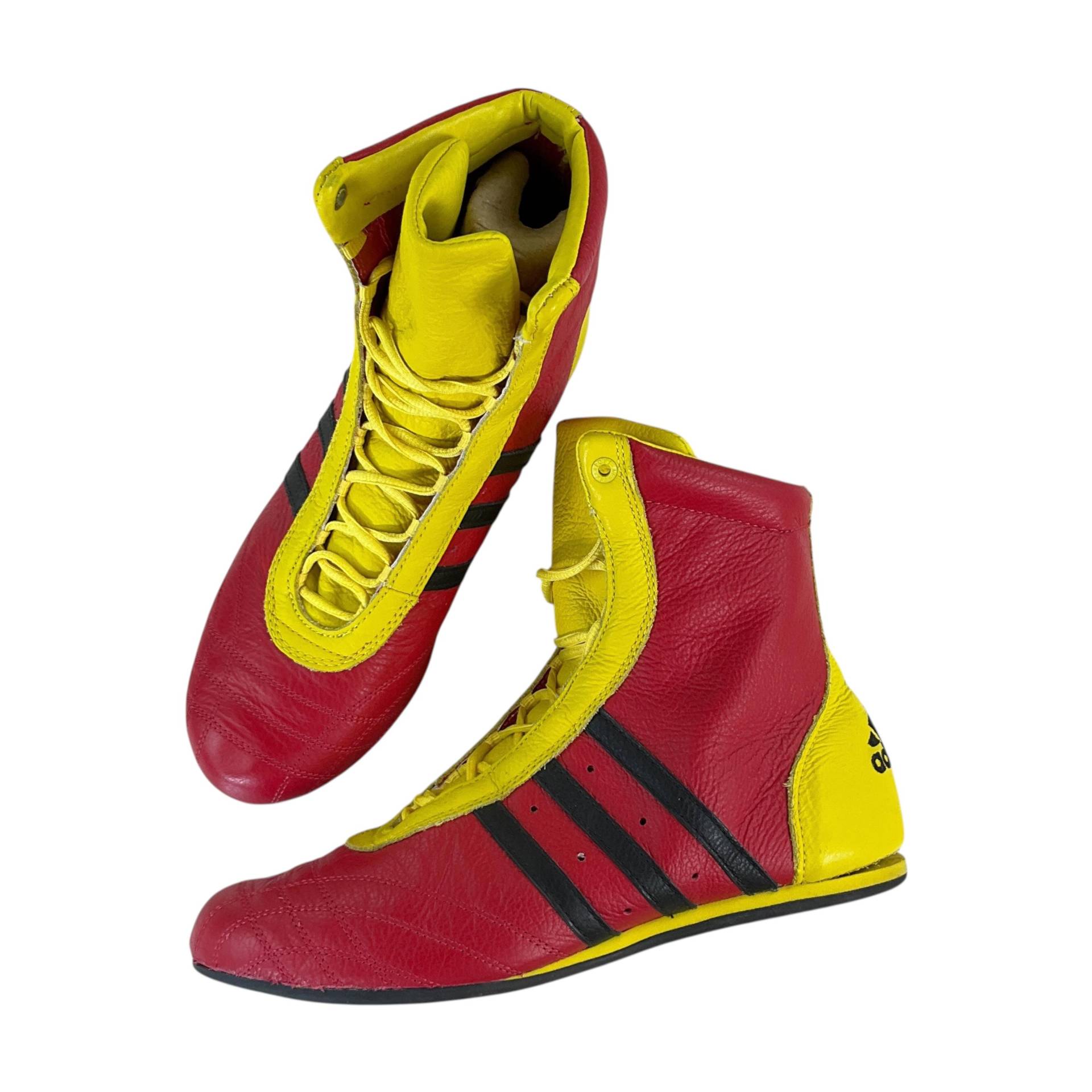 Moderne Adidas 2007 Retro Leder Schuhe - Eu 38 2/3 Größe Damen Weiblich Sneaker von aloisstudio