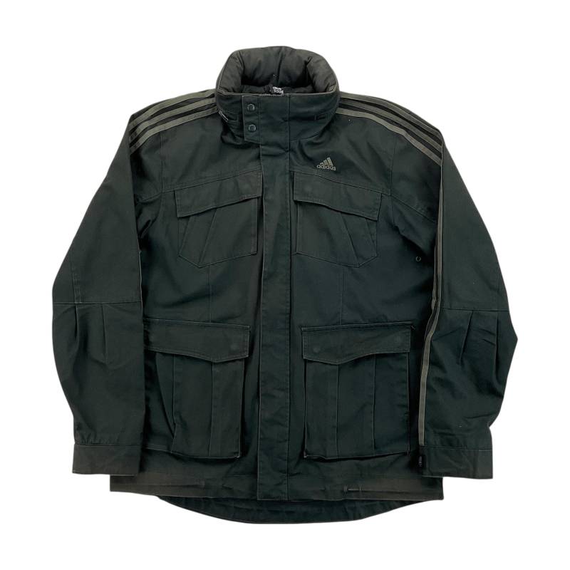 Moderne Y2K Adidas 00S Schwere Outdoor Jacke - Medium Size Men Mantel-Jacke Gebraucht von aloisstudio
