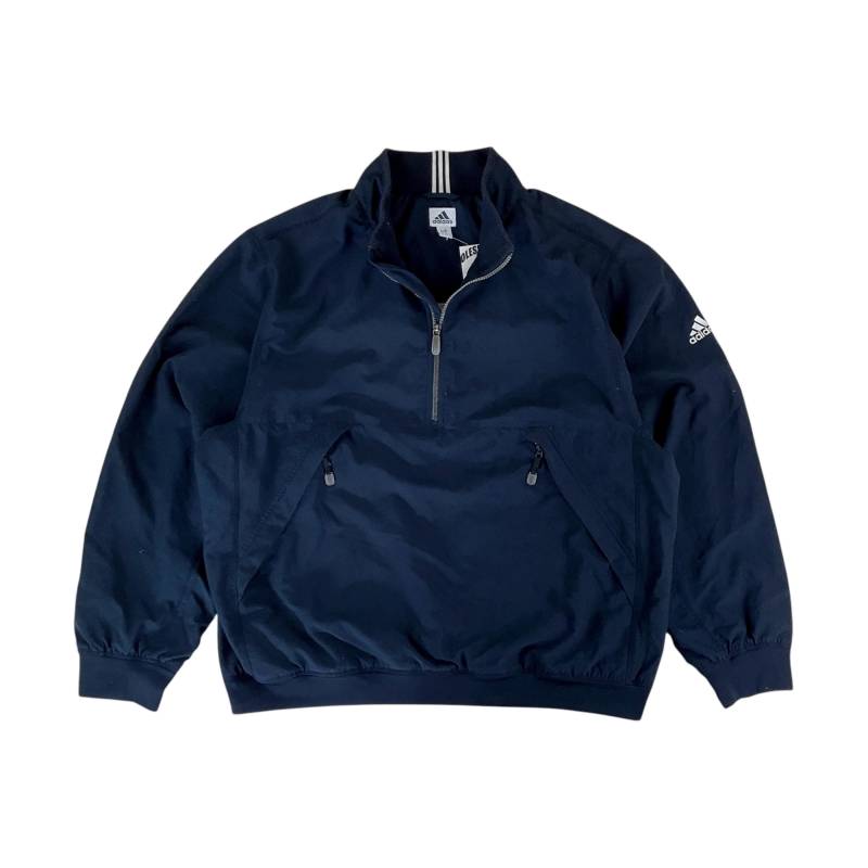 Moderne Y2K Adidas Golf 1/2 Zip Jacke - Große Größe Herren Mantel Herrenjacke Gebraucht von aloisstudio