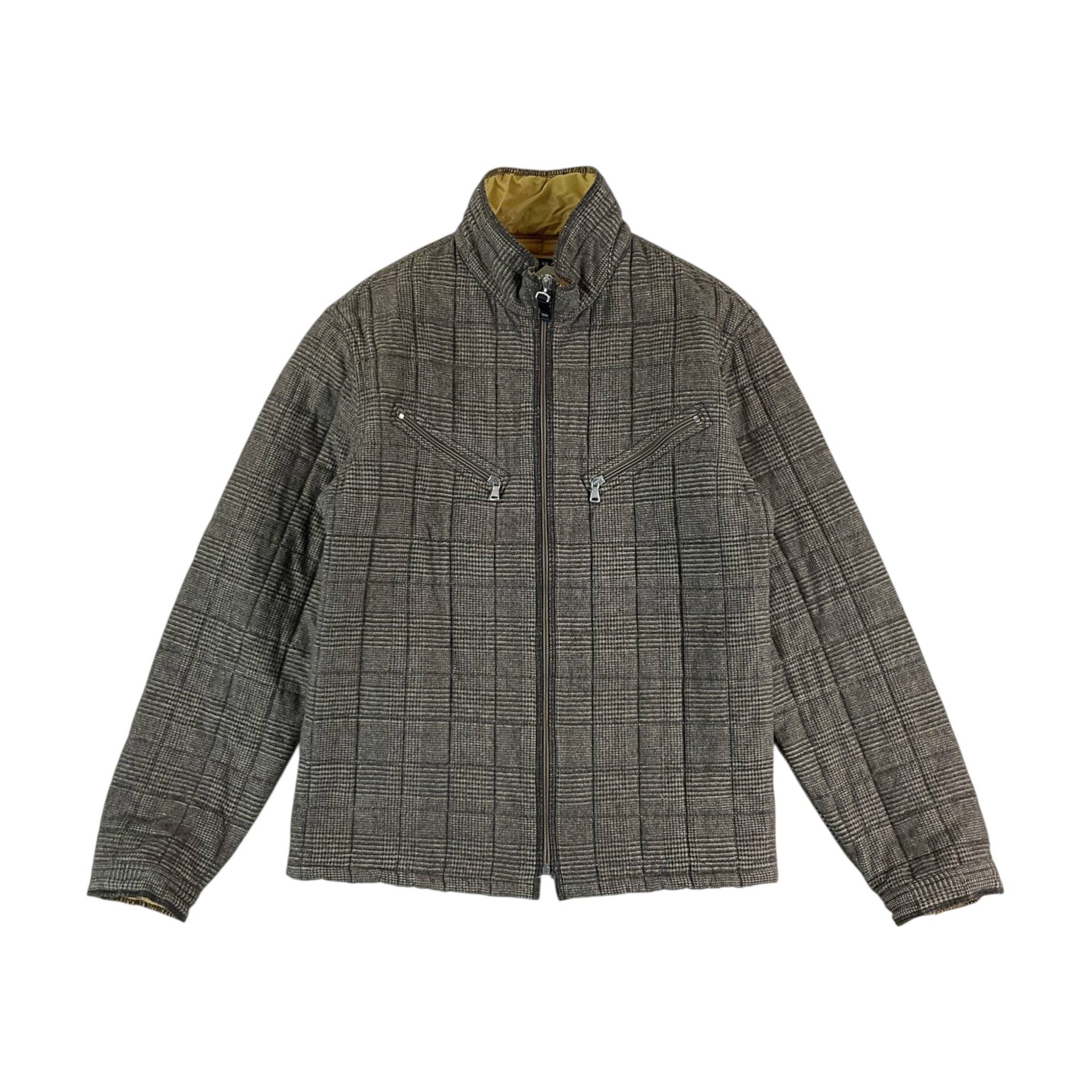 Moderne Y2K Armani Jeans Gefütterte Jacke - Xl Größe Männer Mantel Männlich Gebraucht von aloisstudio