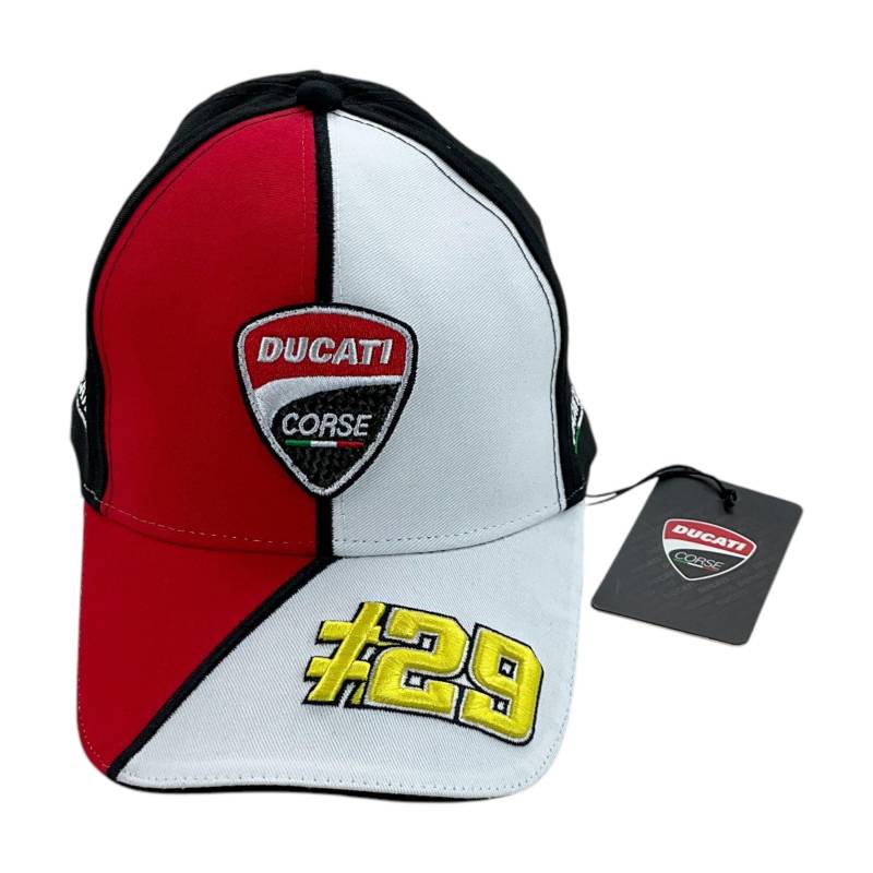 Moderne Y2K Ducati Deadstock Cap Männer Kopfbedeckung Rüsche Cappy Gebrauchte Mütze von aloisstudio