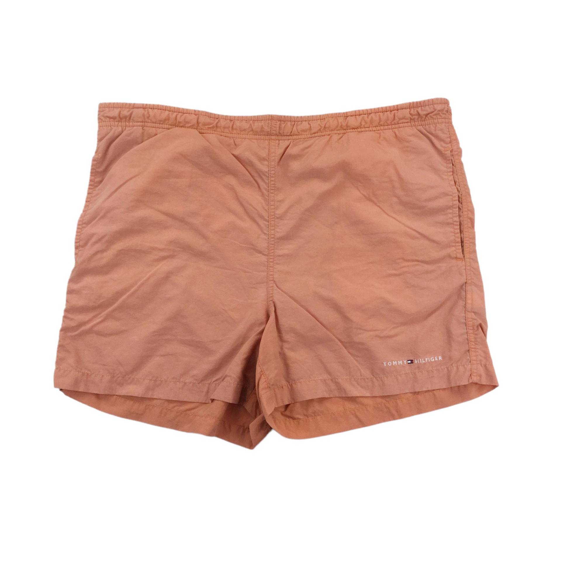 Moderne Y2K Männer Tommy Hilfiger Badeshorts - Kleine Größe Hose Gebrauchte Sporthosen von aloisstudio