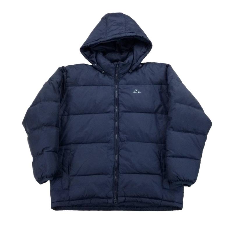 Moderne Y2K Kappa Steppjacke - Große Größe Herren Winterjacke Hübsche Gepolsterte Jacke von aloisstudio