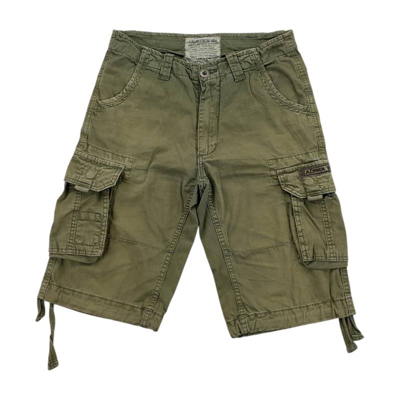 Moderne Y2K Männer Alpha Industries Cargo Kurze Hose - W30 Größe Männlich Gebrauchte Unterseite von aloisstudio