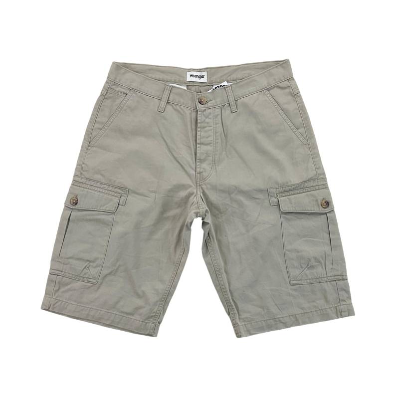 Moderne Y2K Männer Wrangler Cargo Kurze Hose - W33 Größe Männlich Gebrauchte Unterseite von aloisstudio