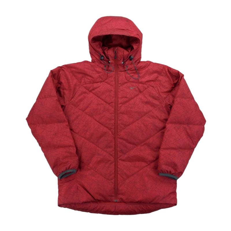 Moderne Y2K Nike Swoosh Steppjacke - Große Größe Herren Winterjacke Hübsche Gefütterte Jacke von aloisstudio