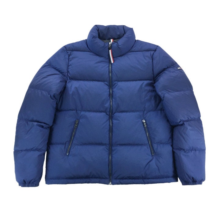 Moderne Y2K Tommy Hilfiger Steppjacke - Damen/Größe L Winterjacke Getragene Gefütterte Jacke von aloisstudio