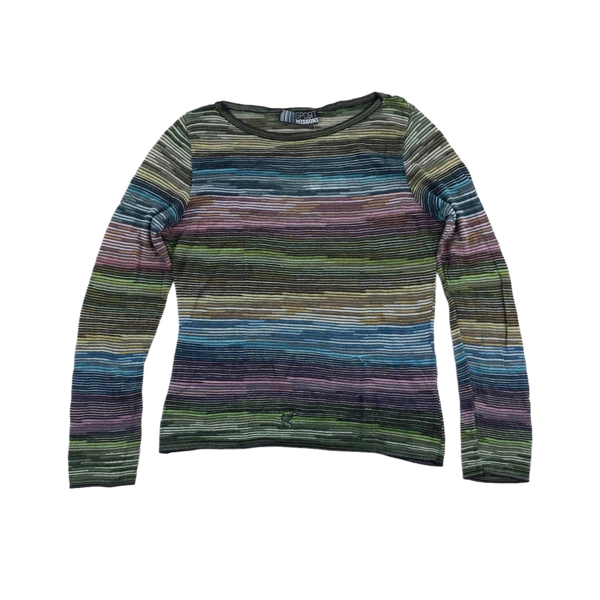 Modernes Missoni Longsleeve T-Shirt - Frauen/M Größe Frauen Top Y2K Gebrauchtes von aloisstudio