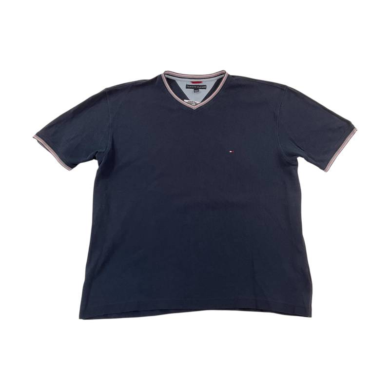 Modernes Tommy Hilfiger Basic T-Shirt - Xxl-Größe Männer Top Männlich Y2K Gebraucht von aloisstudio