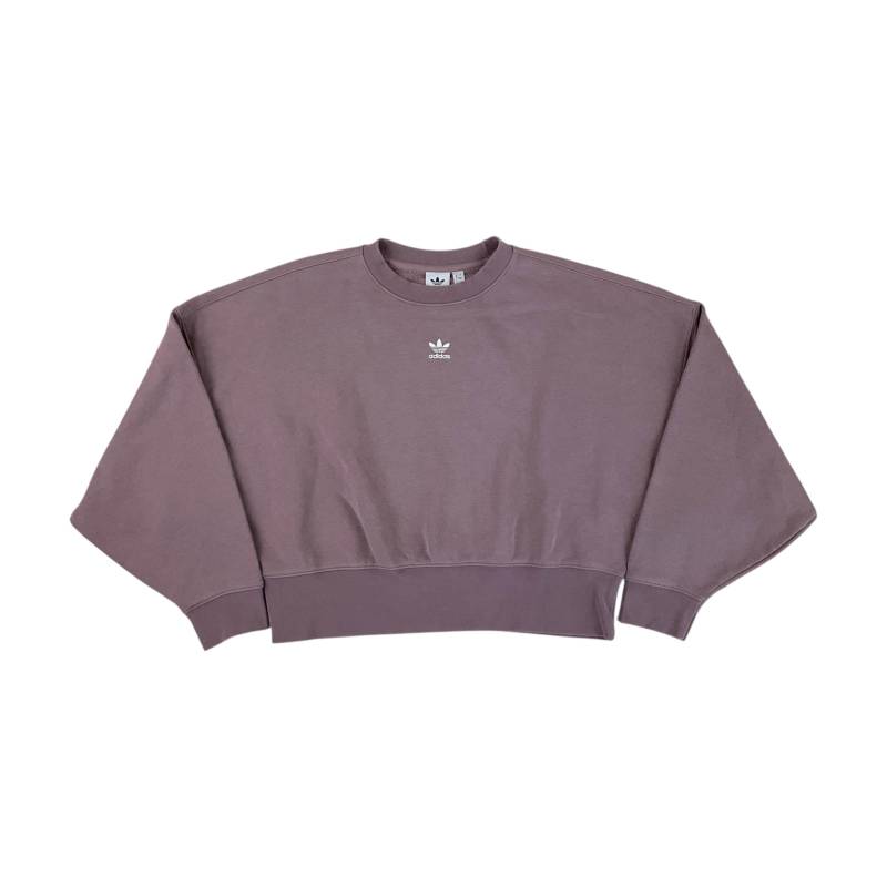 Modernes Y2K Adidas Crop Sweatshirt - Damen/S Größe Frauen Pullover Gebraucht von aloisstudio