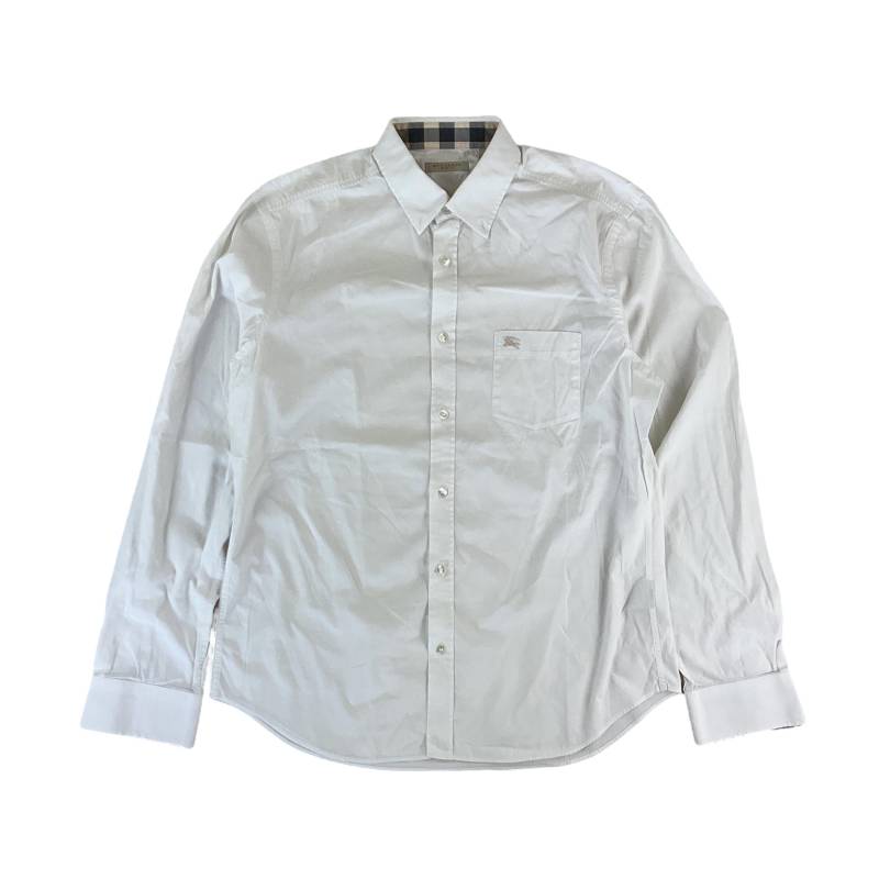 Modernes Y2K Burberry Brit Basic Hemd - Große Größe Männer Top Männlich Gebrauchtes Business von aloisstudio