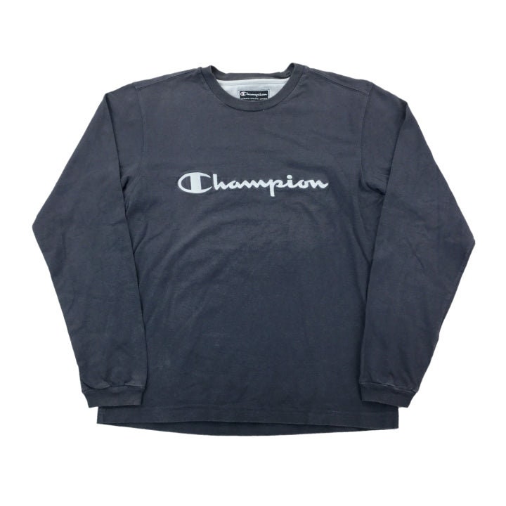 Modernes Y2K Champion Spellout Sweatshirt - Männer Pullover Gebraucht von aloisstudio