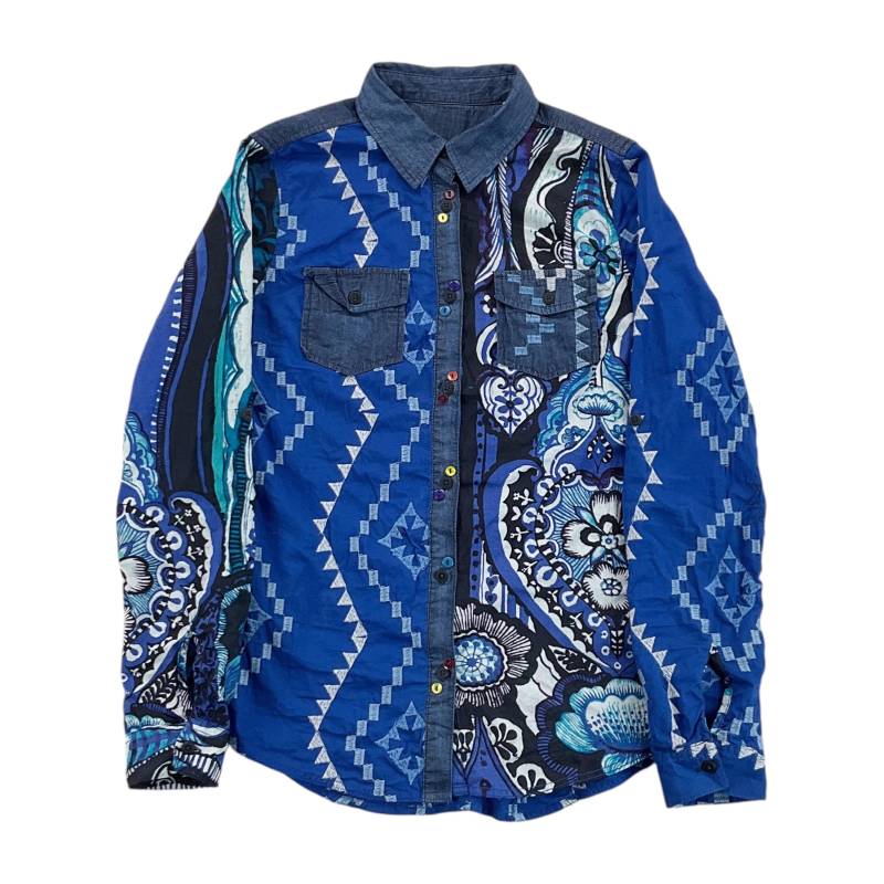 Modernes Y2K Desigual Hemd - Damen/Xs Größe Women Top Vintage Shirt von aloisstudio