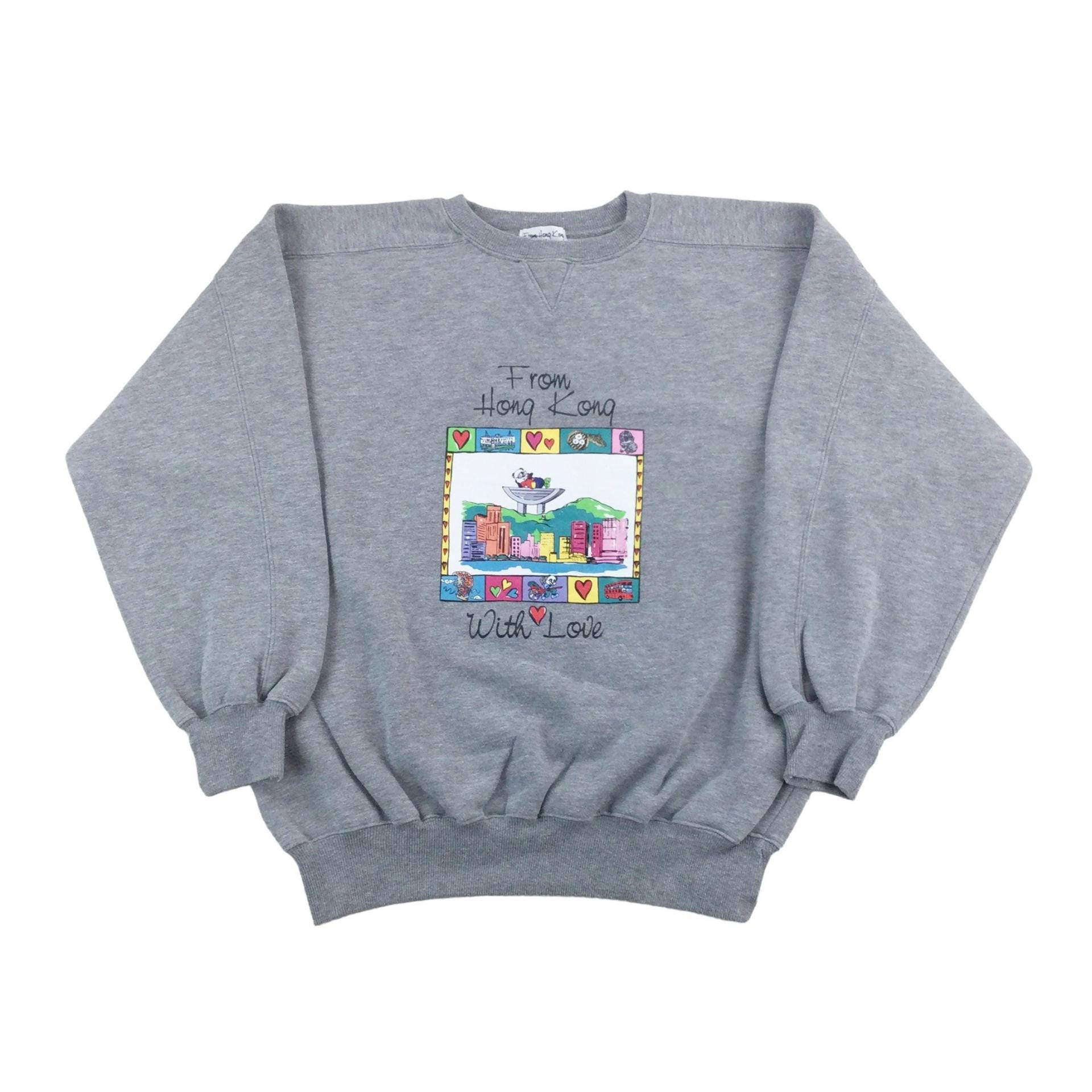 Modernes Y2K Hongkong Sweatshirt - Große Größe Männer Pullover Gebraucht Modernes Y2K Hongkong Sweatshirt - Große Größe Männer Pullover Gebraucht von aloisstudio