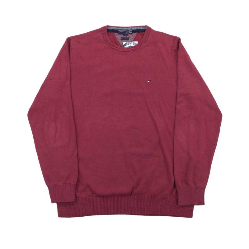 Modernes Y2K Tommy Hilfiger Basic Sweatshirt - Xl Größe Männer Pullover Gebraucht von aloisstudio