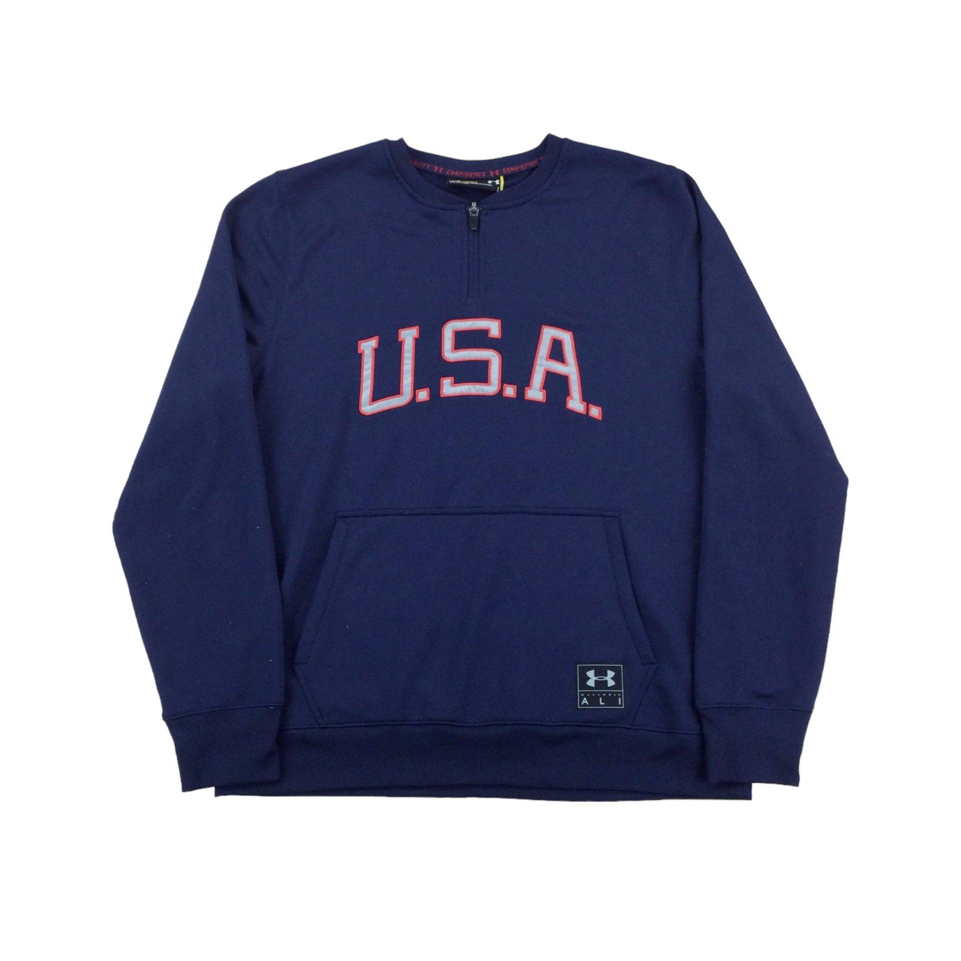 Modernes Y2K Under Armour Usa Sweatshirt - Große Größe Männer Pullover Gebraucht Modernes Y2K Under Armour Usa Sweatshirt - Große Größe Männer Pullover Gebraucht von aloisstudio