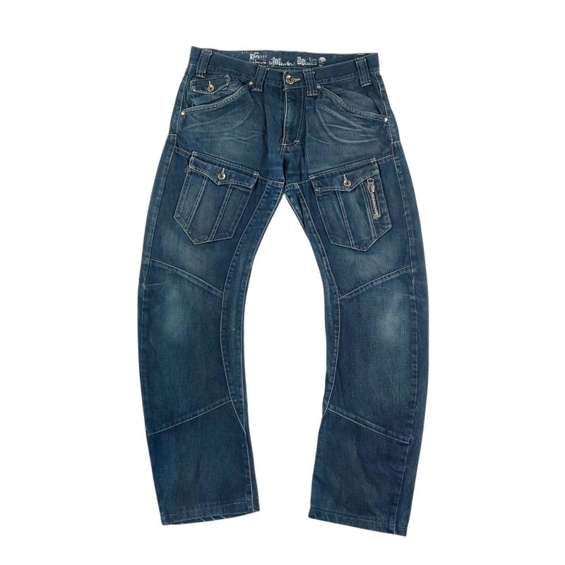 Raw Clothing Y2K Denim Jeans - W32 L32 Passen Größe Männer Hose Gebrauchte Unterseiten von aloisstudio
