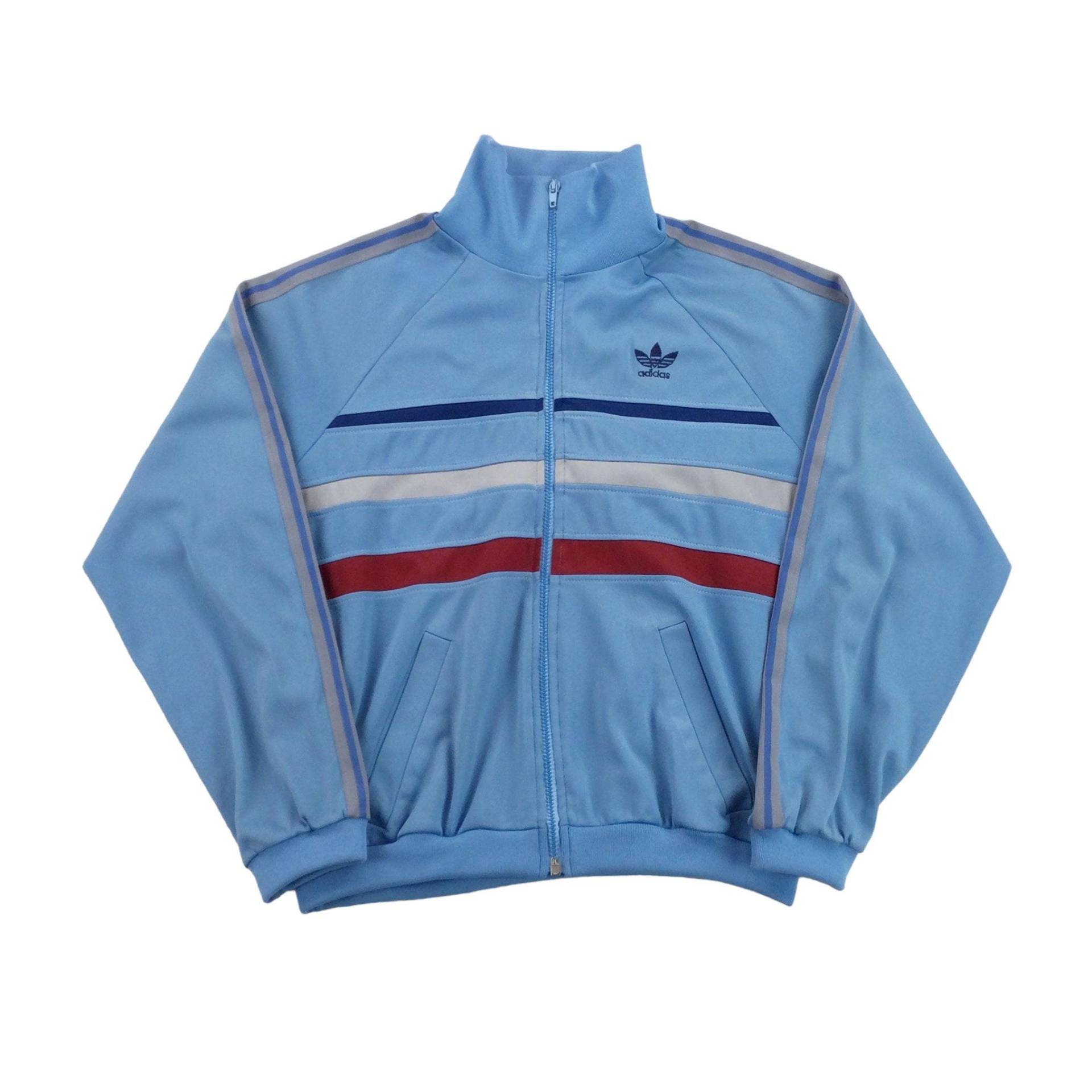 Vintage Adidas 70Er Jahre Sportjacke - Kleine Größe Herren Sportjacket Leichte, Gebrauchte Jacke von aloisstudio