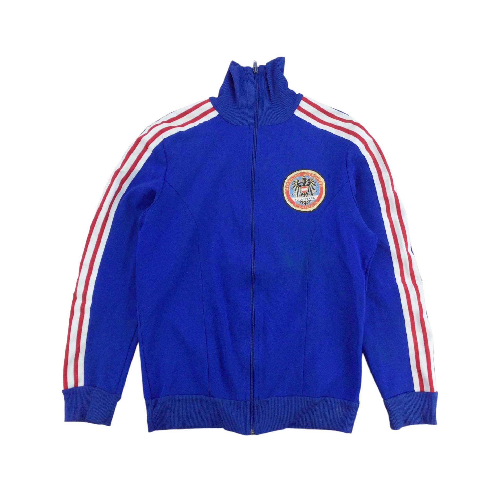 Vintage Adidas 70S X Austria Faustball Trainer Jacke - Medium Size Herren Mantel Männerjacke Gebraucht von aloisstudio