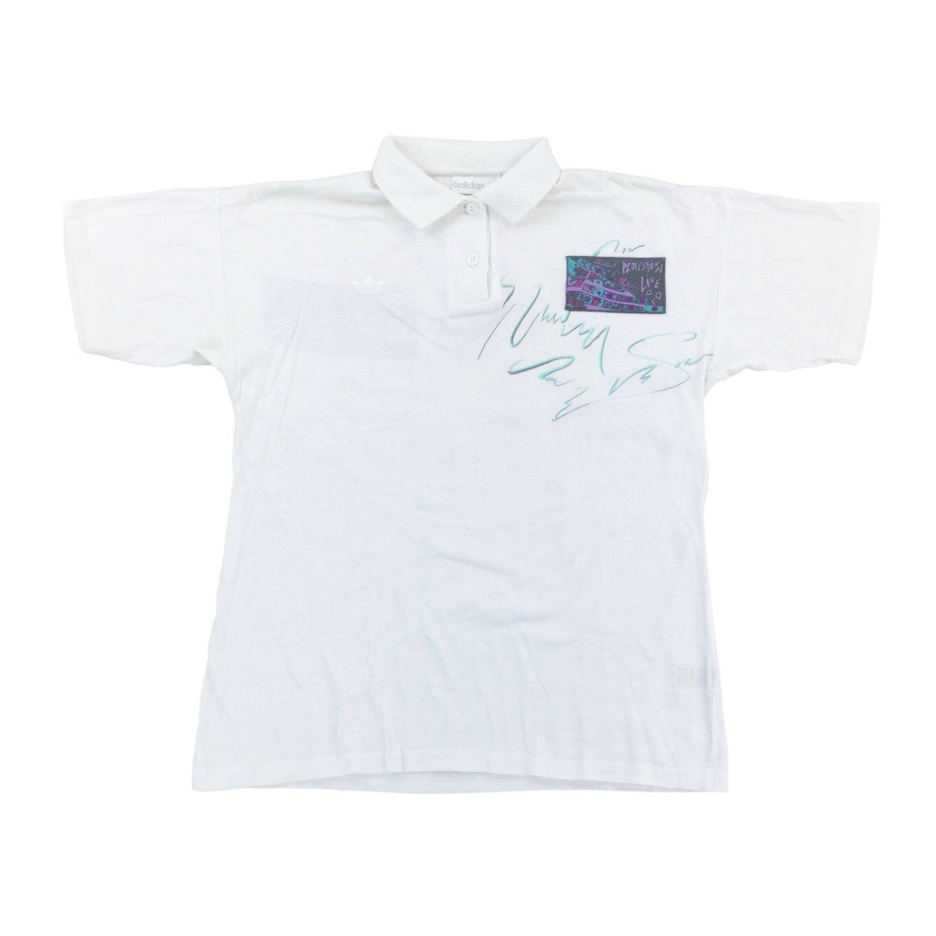 Vintage Adidas 80S "stefan Edberg' Tennis Polo Shirt - Damen/S Size Frauen Top Vintage-Polo-Shirt von aloisstudio