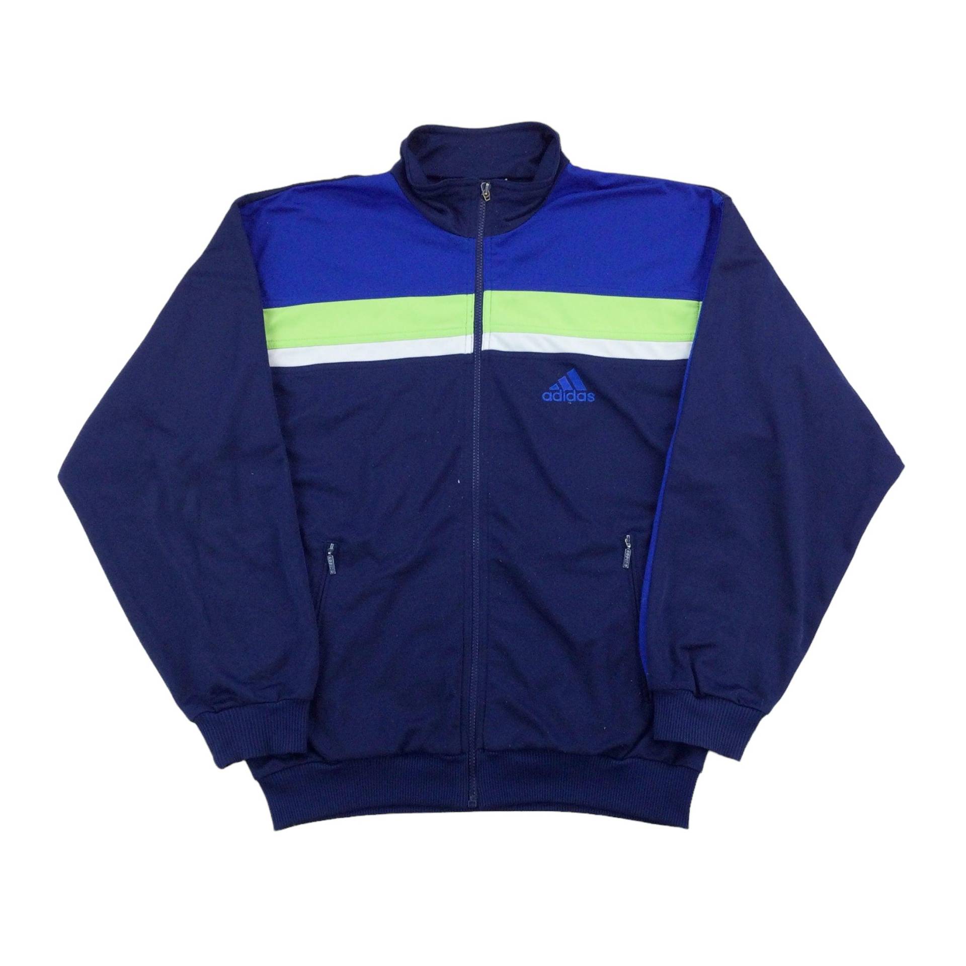 Vintage Adidas 90S Trainingsjacke - Herren Sportjacke | Männergröße Leichte, Gebrauchte Jacke von aloisstudio