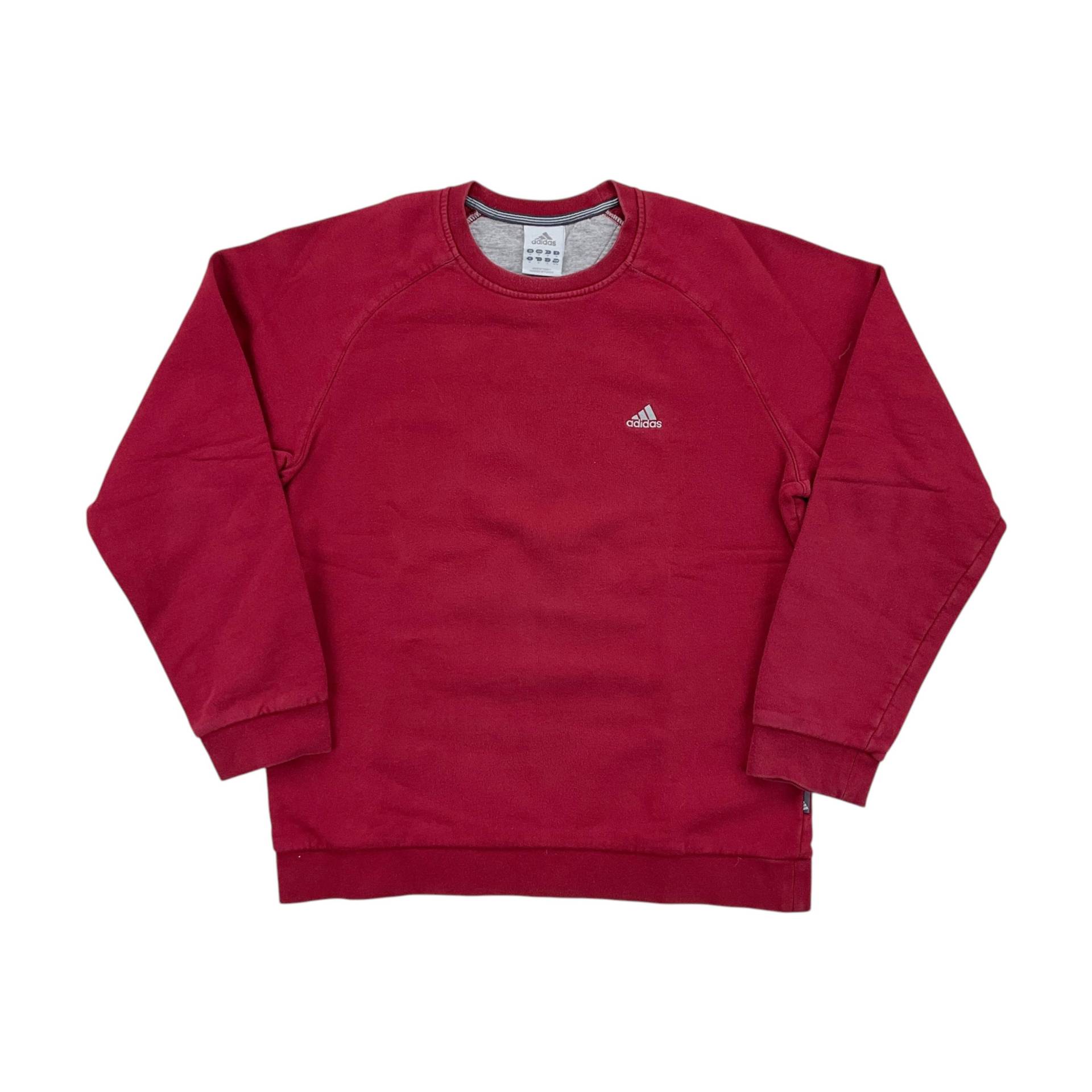 Vintage Adidas Basic 00Er Jahre Sweatshirt - Medium Männer Pullover Gebraucht von aloisstudio