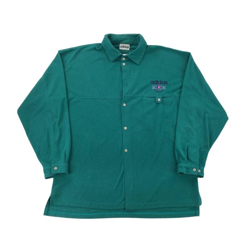 Vintage Adidas Nature 80S Fleece Pullover - Xl Größe Männer Male Sweatshirt Gebraucht von aloisstudio