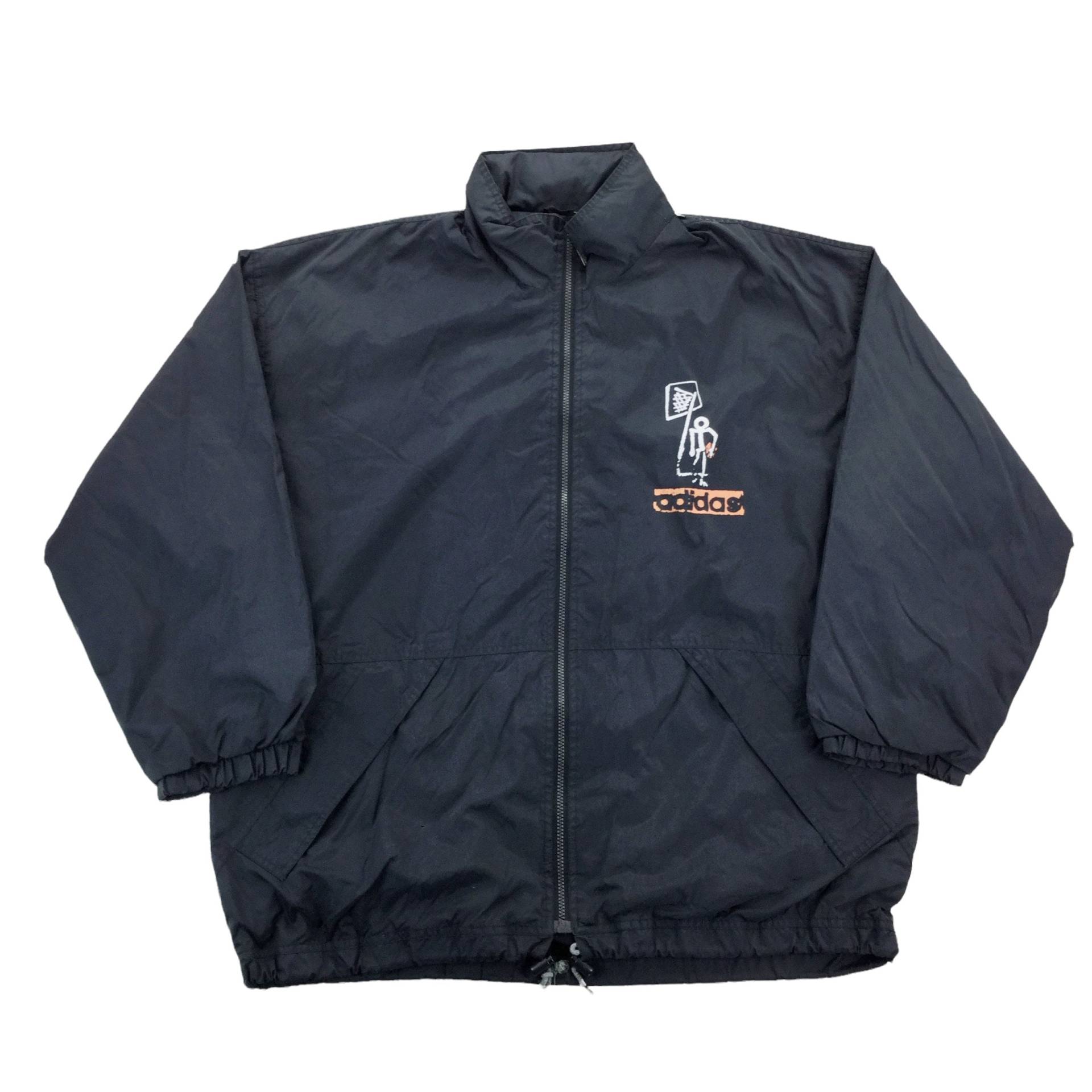 Vintage Adidas Streetball Outdoor Jacke - Xl Größe Männer Mantel-Männliche Gebraucht von aloisstudio