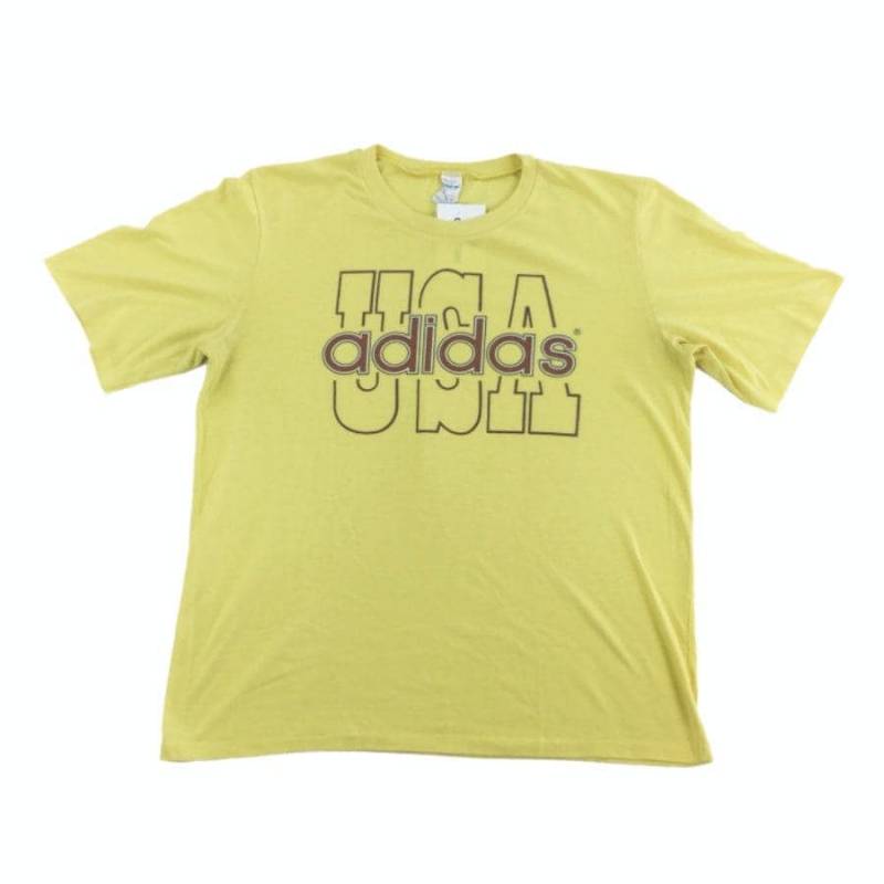 Vintage Adidas Usa 80Er Jahre T-Shirt - Mittlere Größe Männer Top Männliches Gebrauchtes von aloisstudio