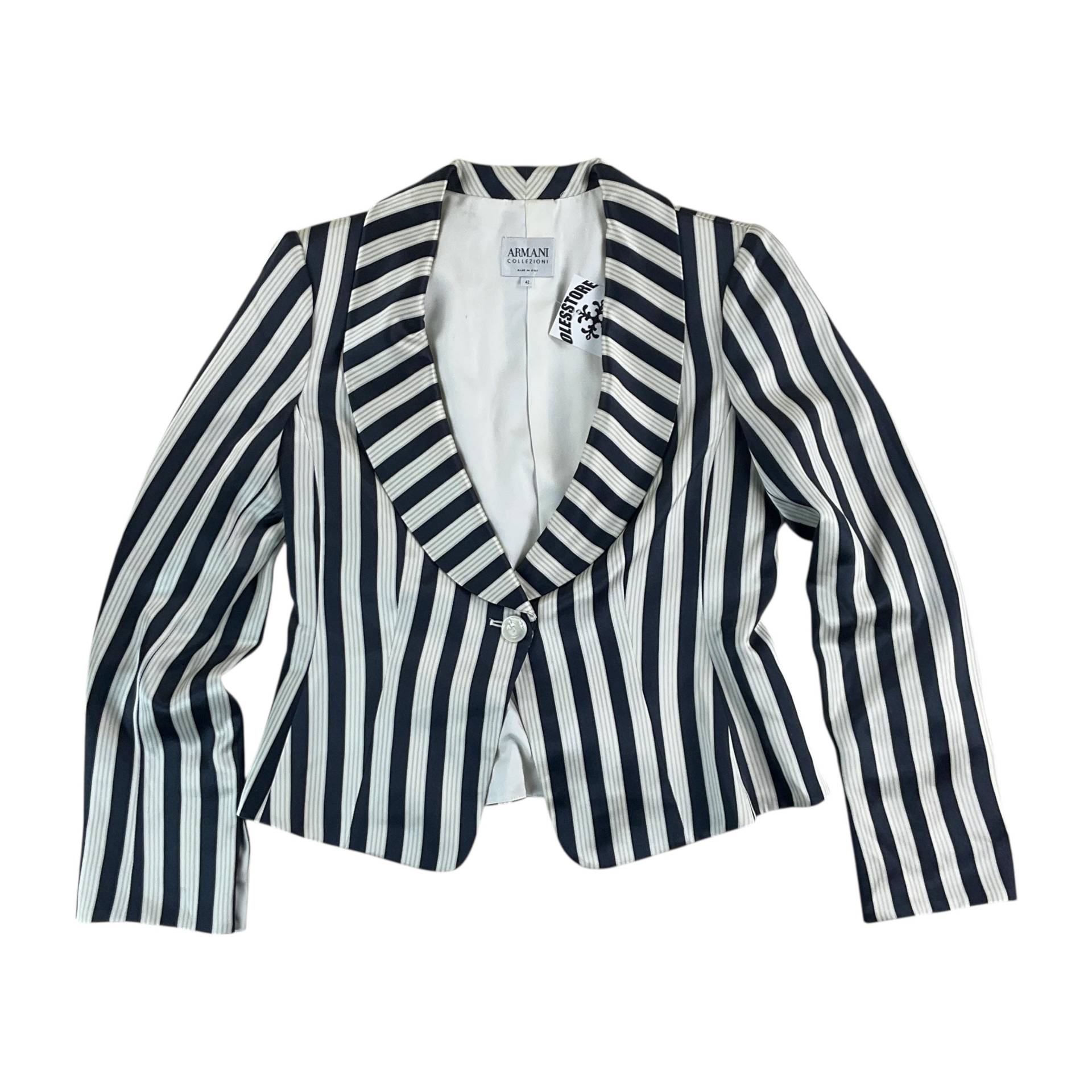 Vintage Armani Collezioni Blazer Jacke - Damen/42 Größe Frauen Mantel-Jacke Gebraucht von aloisstudio