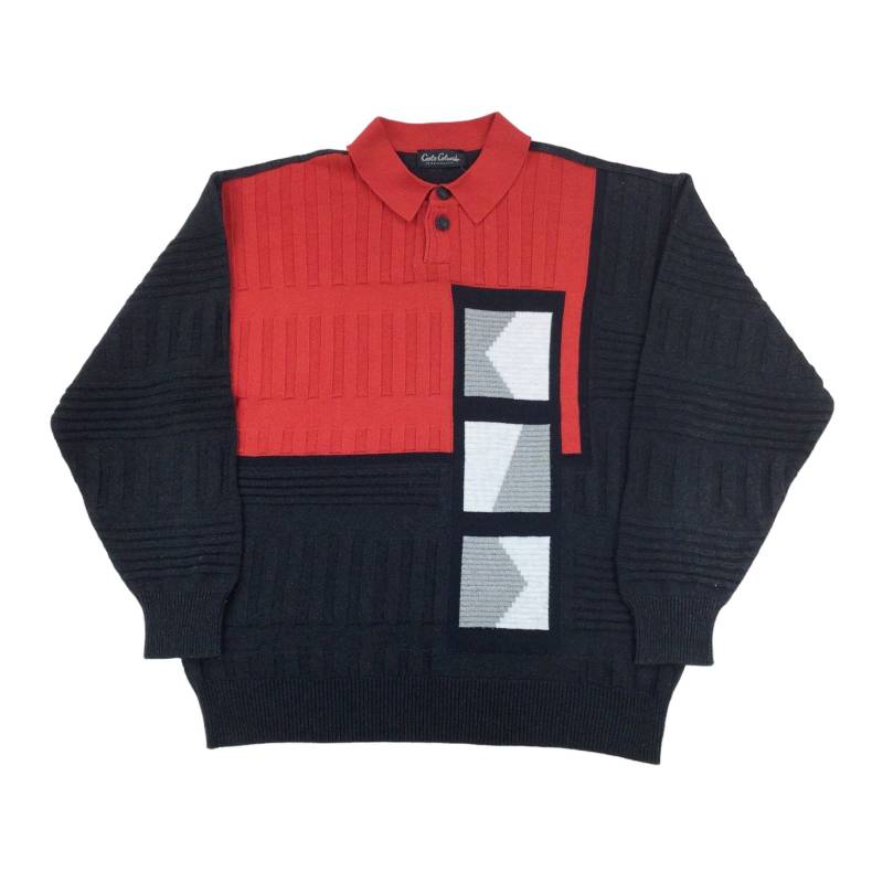 Vintage Carlo Colucci 90Er Jahre Sweatshirt - Xl Größe Herren Pullover Gebraucht von aloisstudio