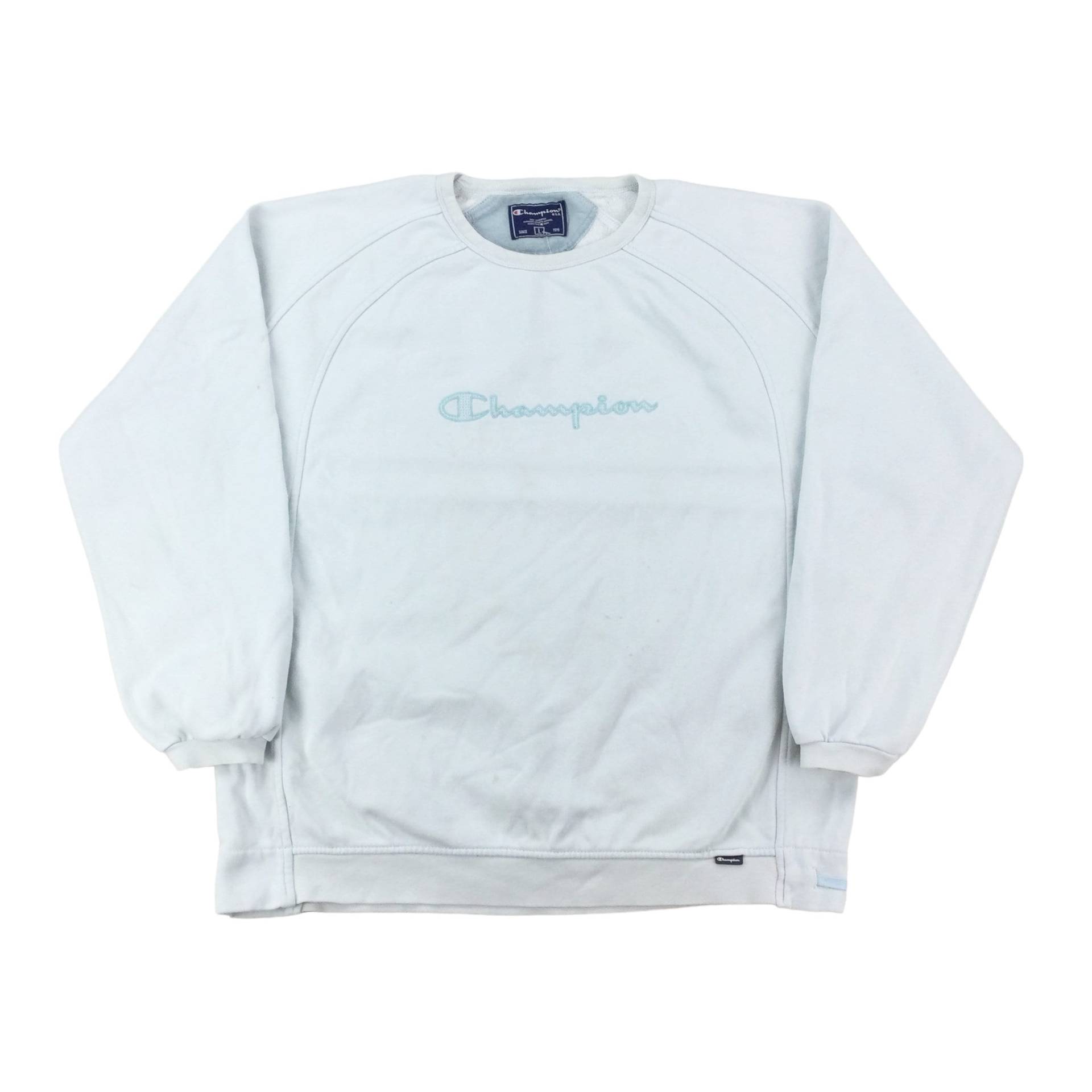 Vintage Champion 90Er Jahre Spellout Sweatshirt - Große Größe Männer Pullover Männlich Gebraucht von aloisstudio