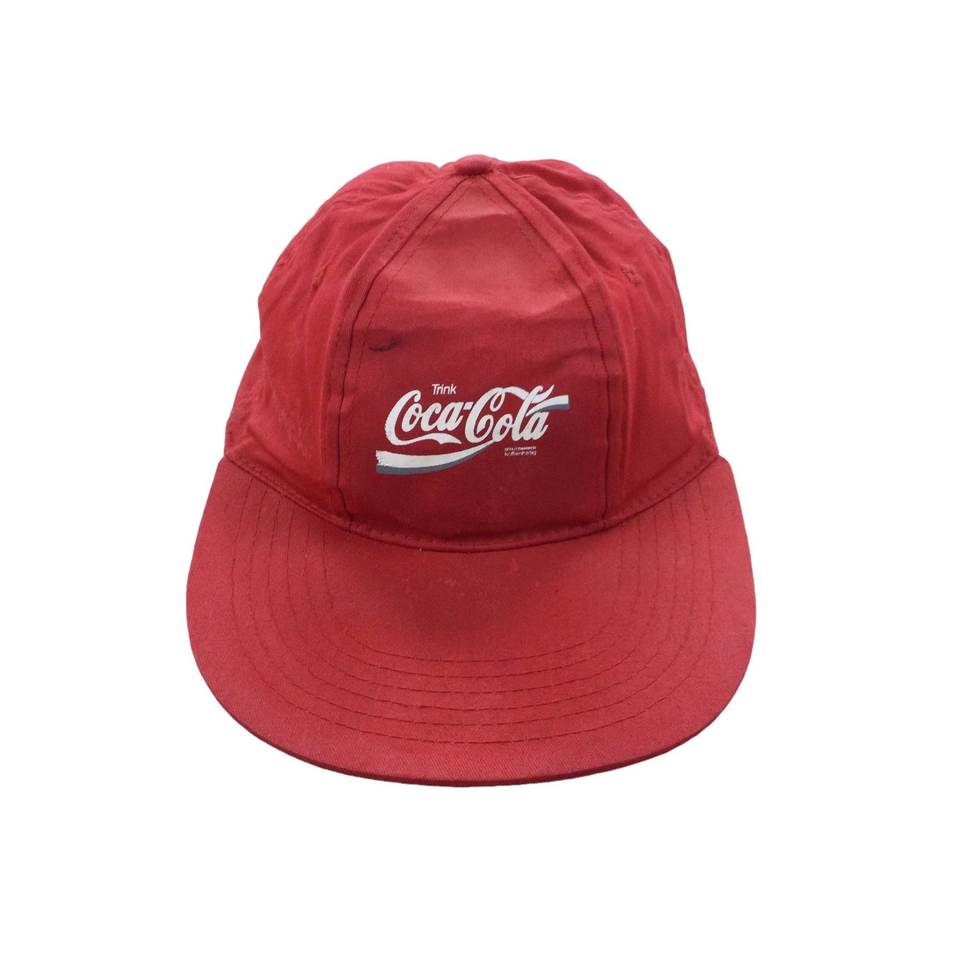 Vintage Coca Cola 90Er Jahre Cap Männer Kopfbedeckung Cappy Gebrauchte von aloisstudio