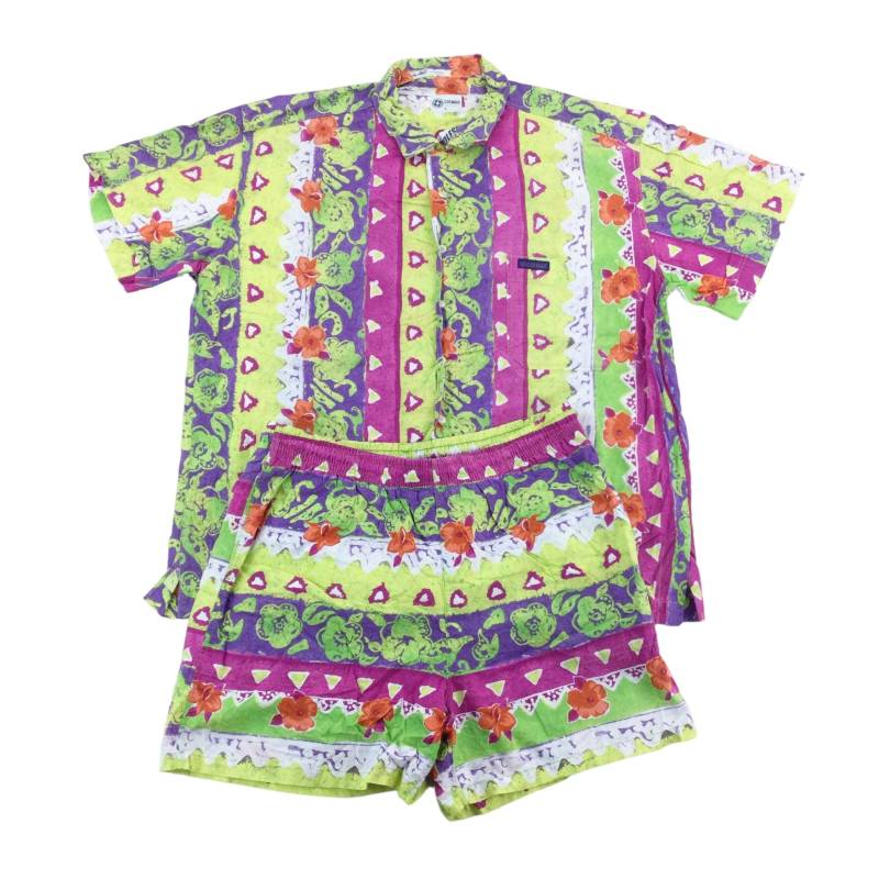 Vintage Colmar 90Er Jahre Buntes Sommer Set - Große Größe Männer Sportanzug Hübscher Trainingsanzug von aloisstudio